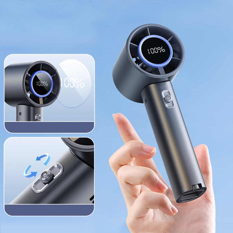 3-in-1 Rotatable 100-Speed High-Speed Handheld Fan