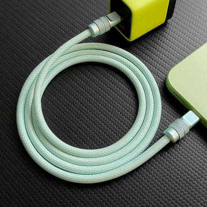 "Anodized Braid" 240W Anodizing Fast Charging Braid Cable
