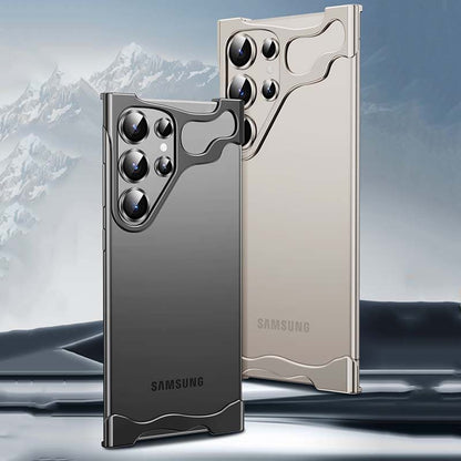 BareTouch X-Shield – ExoMetal Corner Armor Case for Galaxy