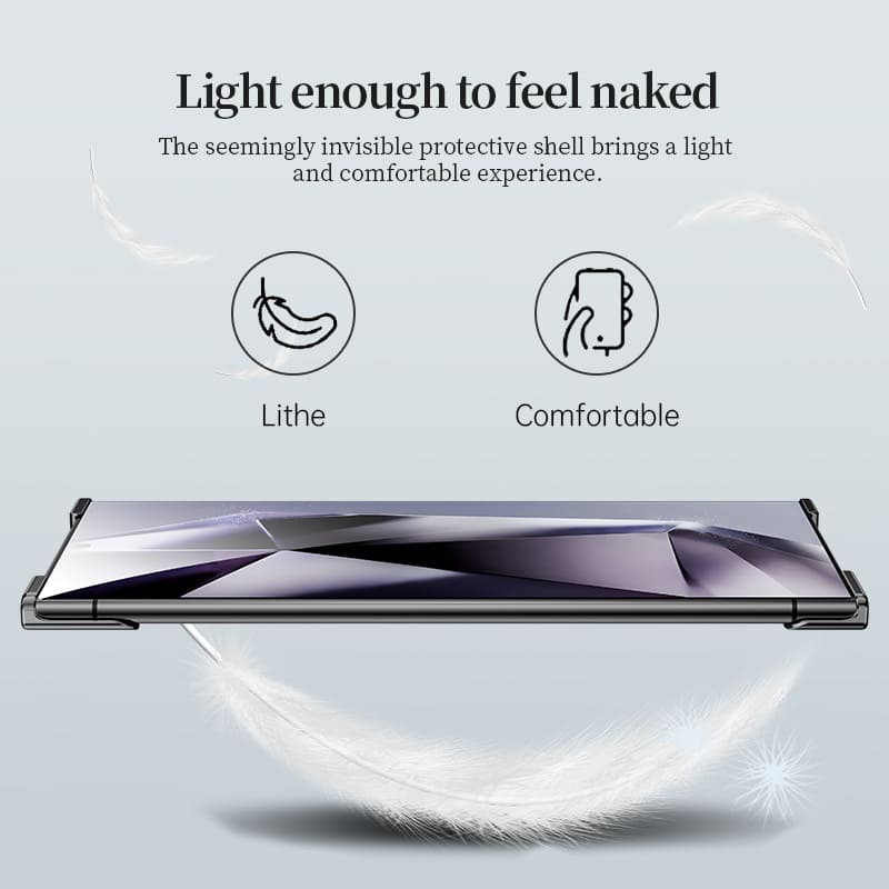 BareTouch X-Shield – ExoMetal Corner Armor Case for Galaxy