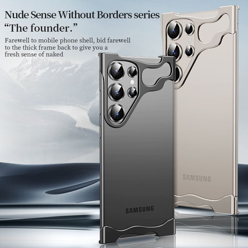 BareTouch X-Shield – ExoMetal Corner Armor Case for Galaxy