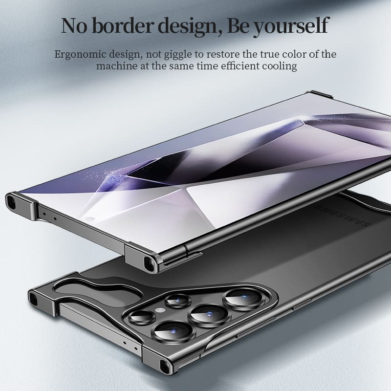 BareTouch X-Shield – ExoMetal Corner Armor Case for Galaxy
