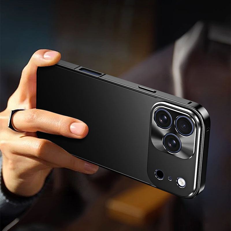 ChubbyArmor AirFrame - Ultra-Thin Metal Frame Case With Detachable Matte Back & Lens Protector For iPhone 17