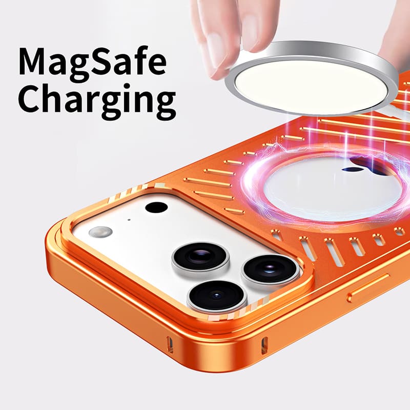 ChubbyArmor CoolLock - Magnetic Snap-on Metal Cooling Case