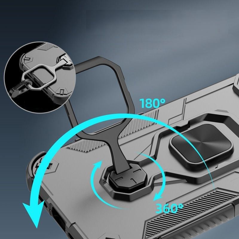 ChubbyArmor Defender – Military-Grade Magnetic Shockproof Case with 360° Hidden Metal Kickstand