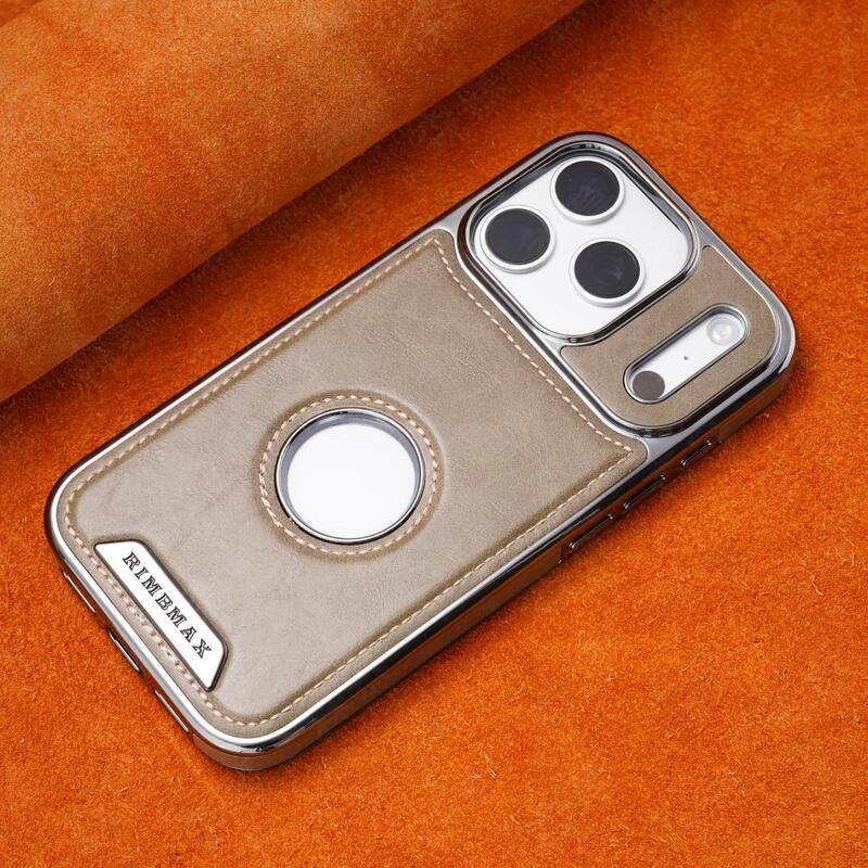 ChubbyArmor Elite - Magnetic Leather Case with Electroplated Frame for iPhone 17