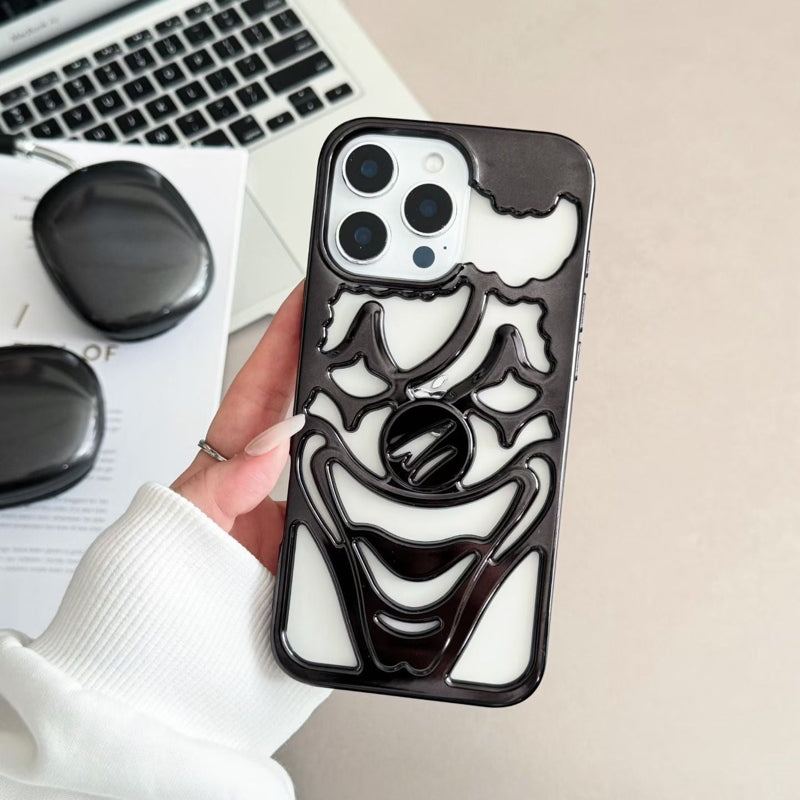 ChubbyArmor Joker - Creative Clown Cut-out Protective Case for iPhone 17