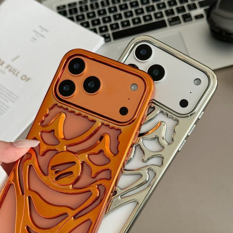 ChubbyArmor Joker - Creative Clown Cut-out Protective Case for iPhone 17