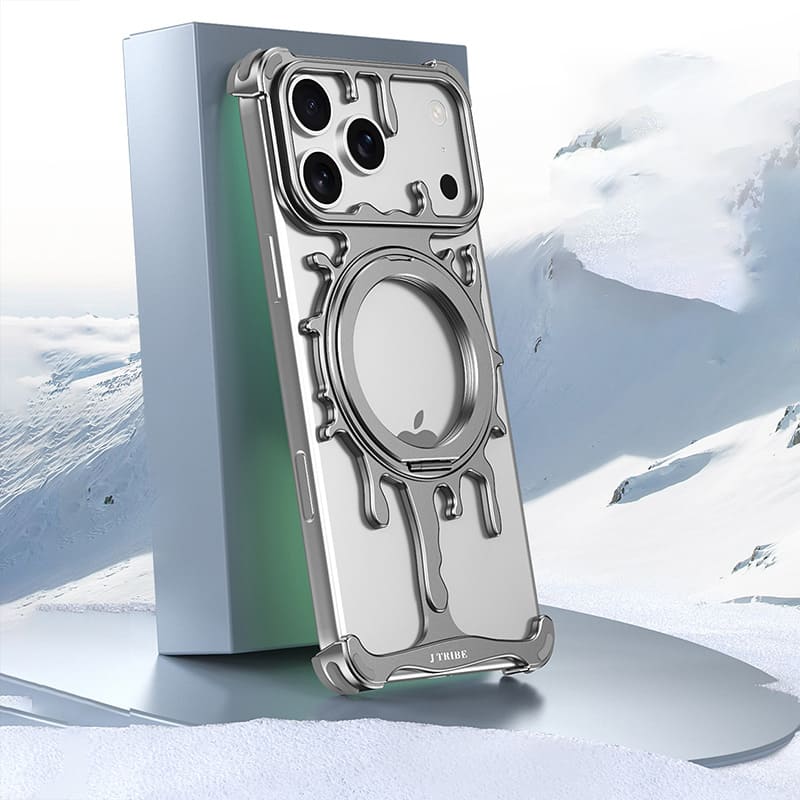 ChubbyArmor LavaFlow - Metal Cooling Magnetic Rotating Case For iPhone 17