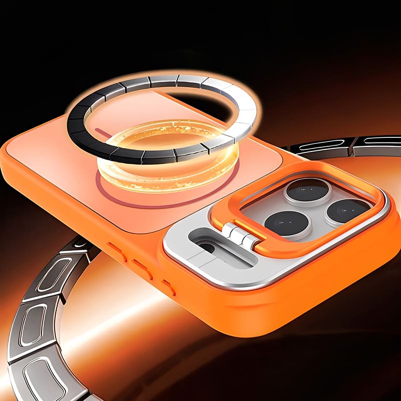 ChubbyArmor LensStand - Magnetic Case with Built-in Lens Holder for iPhone 17