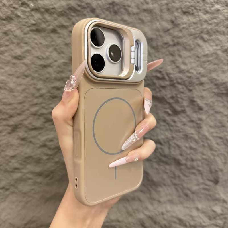 ChubbyArmor LensStand - Magnetic Case with Built-in Lens Holder for iPhone 17