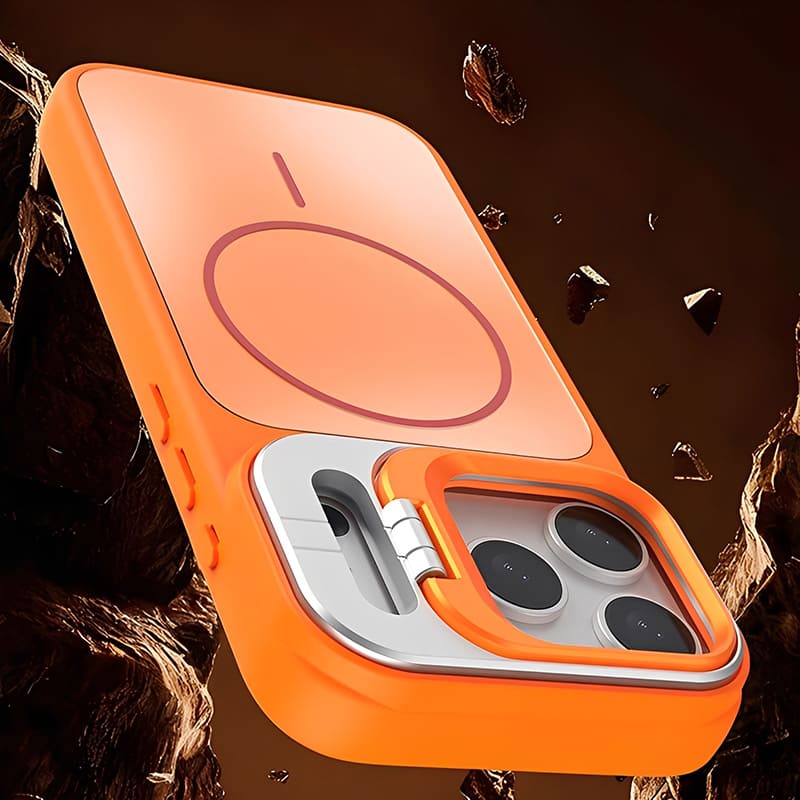 ChubbyArmor LensStand - Magnetic Case with Built-in Lens Holder for iPhone 17