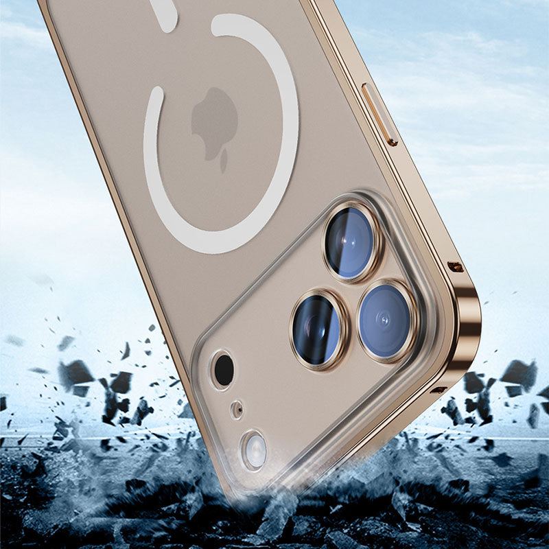 ChubbyArmor MagFrame - Magnetic Metal Frame Case With Detachable Matte Back For iPhone 17