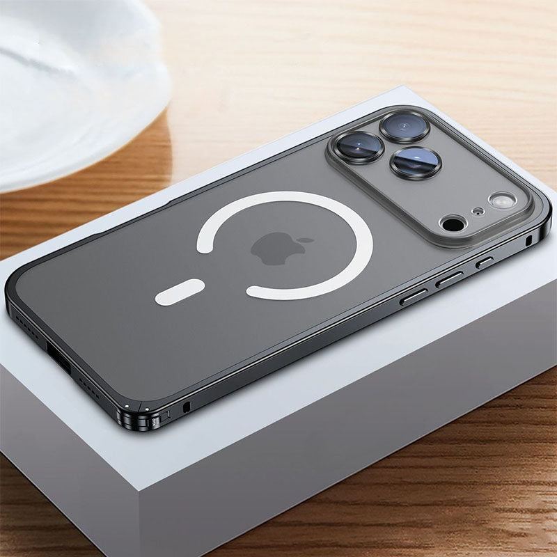 ChubbyArmor MagFrame - Magnetic Metal Frame Case With Detachable Matte Back For iPhone 17
