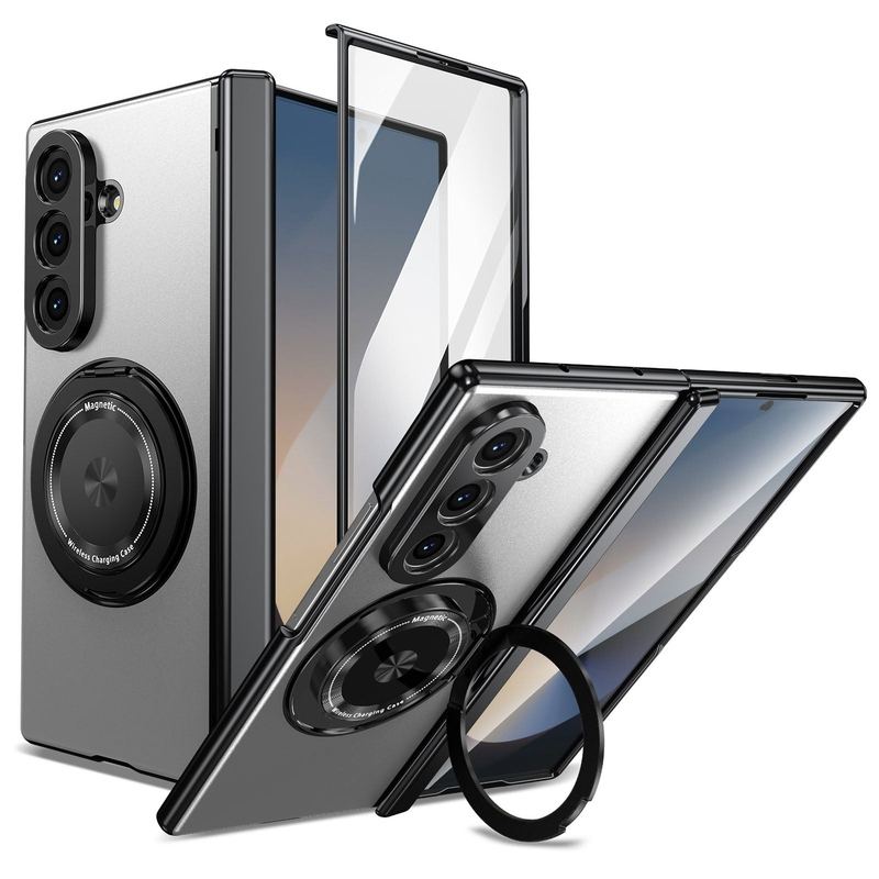 ChubbyArmor MagRotate – All-In-One Magnetic Case With Built-In Screen Protector & 360° Rotating Stand For Samsung