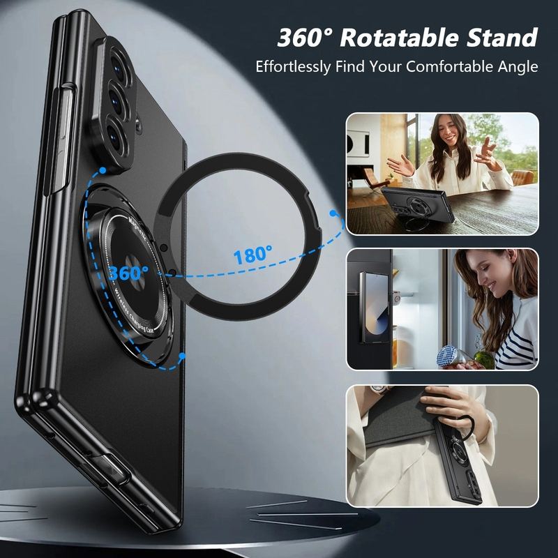 ChubbyArmor MagRotate – All-In-One Magnetic Case With Built-In Screen Protector & 360° Rotating Stand For Samsung