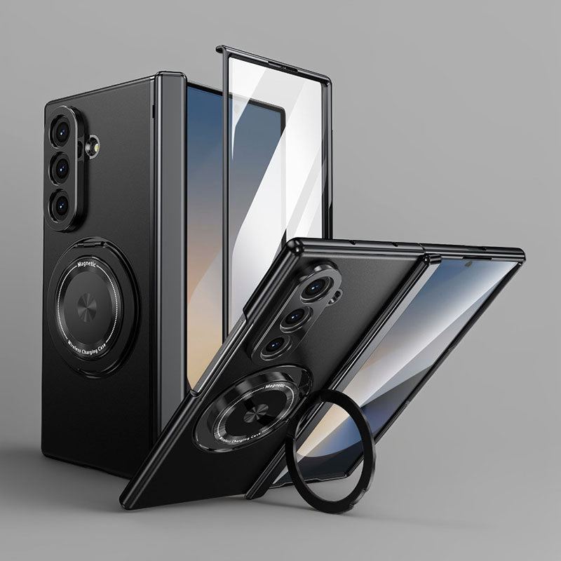 ChubbyArmor MagRotate – All-In-One Magnetic Case With Built-In Screen Protector & 360° Rotating Stand For Samsung