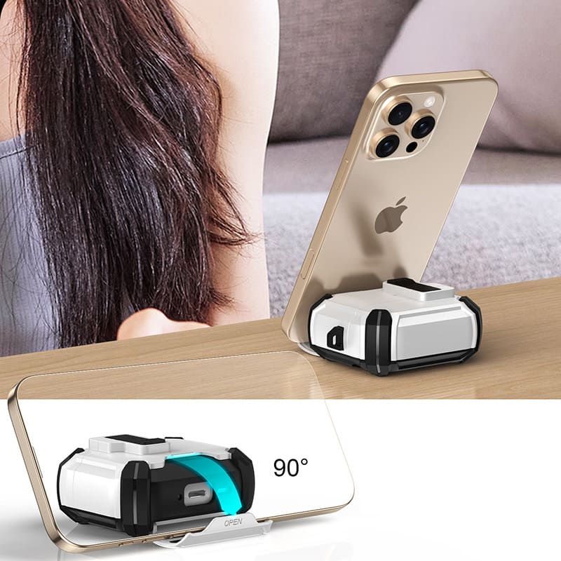 ChubbyArmor PodLock - Multi-Function AirPods Case - Protective Cover with Secure Hook & Carabiner