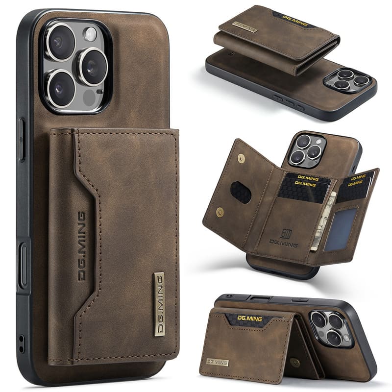 ChubbyArmor Safe - Detachable Magnetic Wallet Case with Stand for iPhone 17