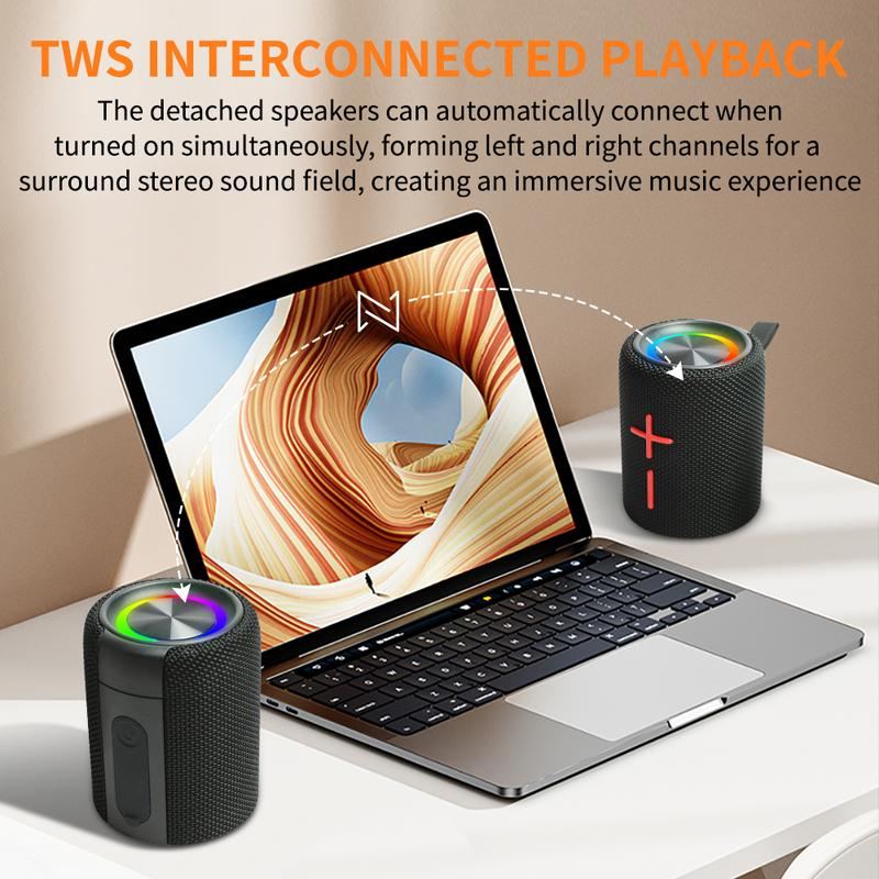 ChubbyBoom™ MagSplit Pro - Upgraded 2-in-1 Magnetic Bluetooth Speaker with Dual Subwoofers & Cyber RGB