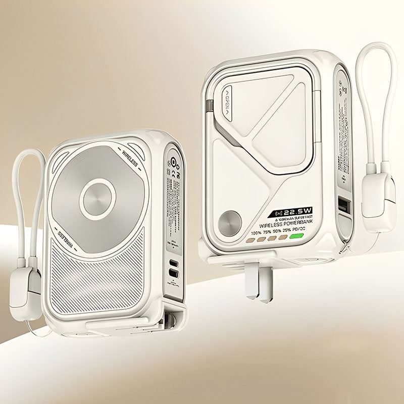 ChubbyBoost Magnetic Power Bank – 10000mAh Wireless Wall Charger