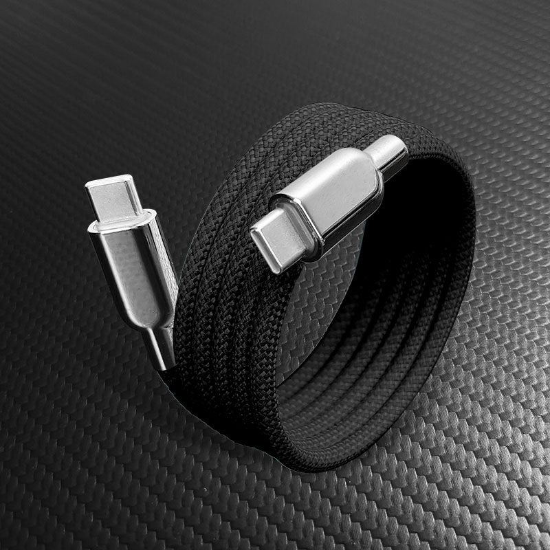 ChubbyCable MagSnap Neon- Magnetic 240W Easy-Pack Charge Cable