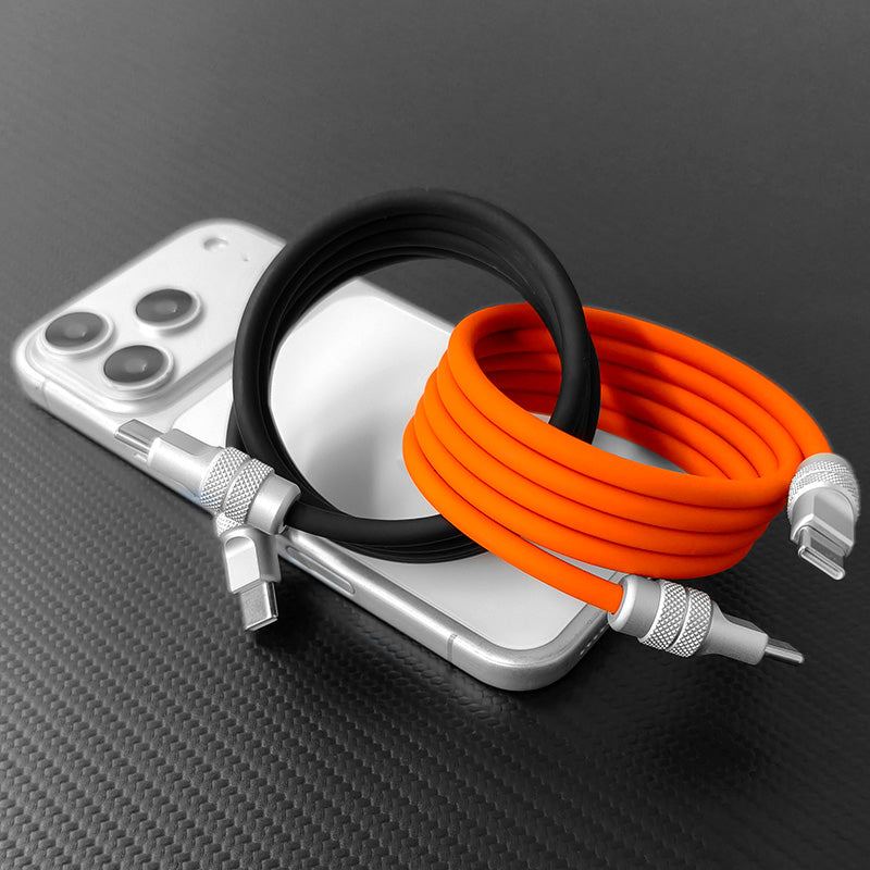 ChubbyCable MagSnap Silicone Classic - Magnetic 240W Easy-Pack Charge Cable