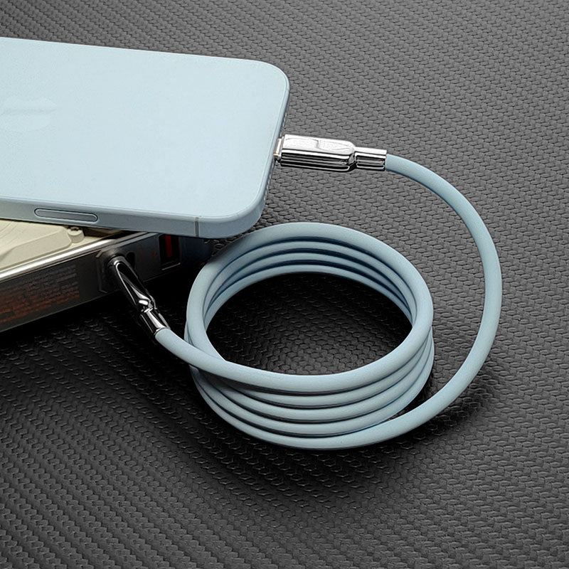 ChubbyCable MagSnap Silicone - Magnetic 240W Easy-Pack Charge Cable