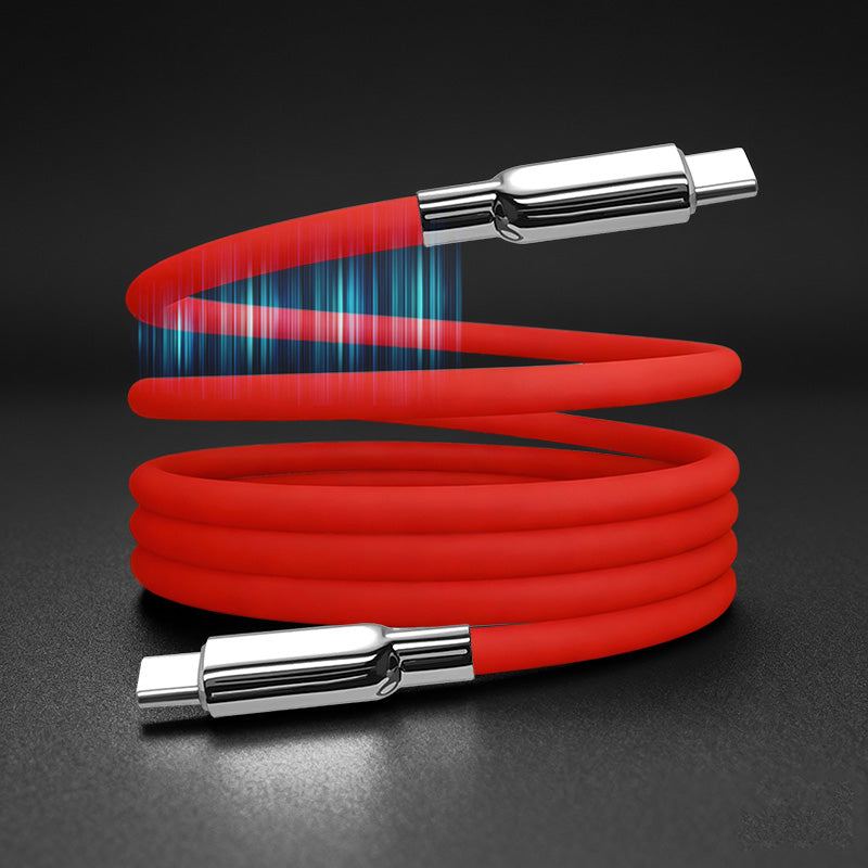 ChubbyCable MagSnap Silicone - Magnetic 240W Easy-Pack Charge Cable