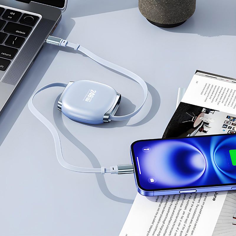 ChubbyCable PackGo™ - 240W Multi-Function Retractable Fast Charging Cable