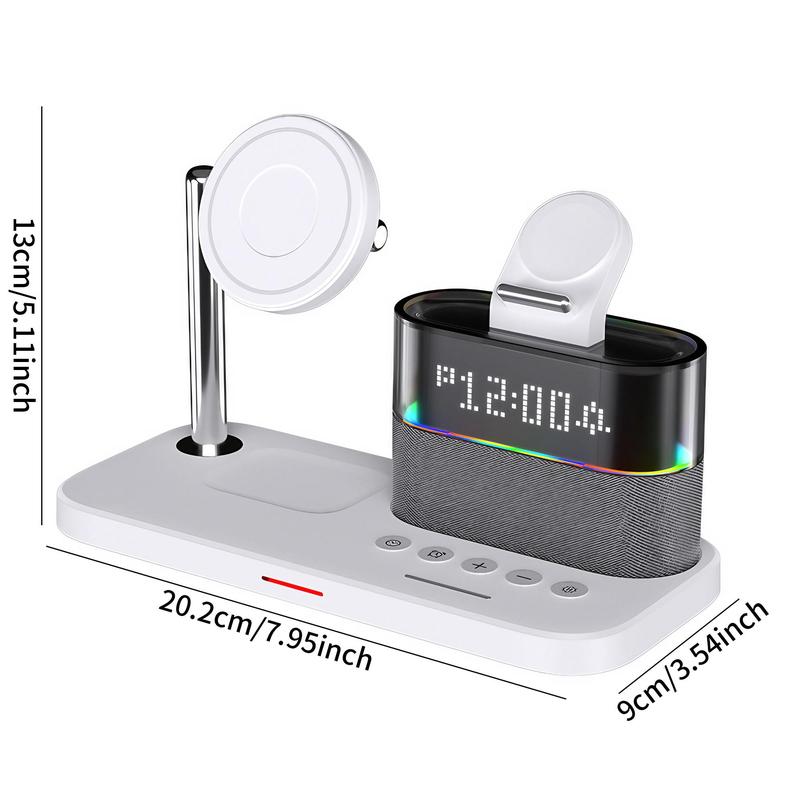 ChubbyCharge 5-in-1 Smart Dock – Wireless Power Station with Alarm