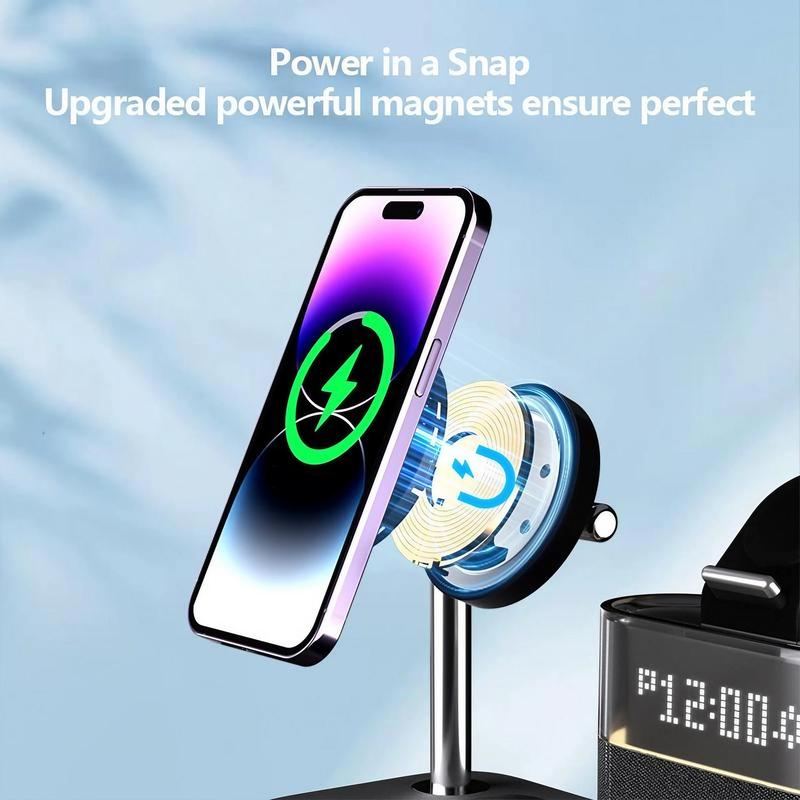 ChubbyCharge 5-in-1 Smart Dock – Wireless Power Station with Alarm