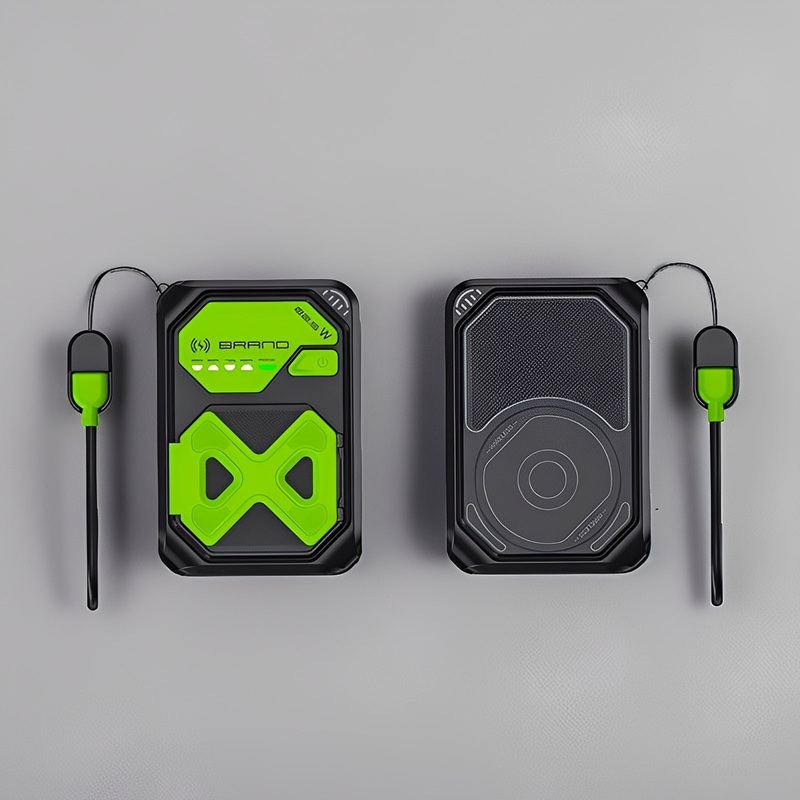 ChubbyCharge MagLink – 10000mAh Magnetic Power Bank With Built-In Cable & AC Wall Plug