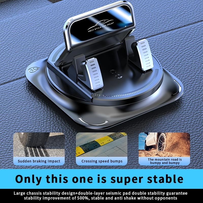 ChubbyDrive DashGyro - 360° Rotating Phone Mount for Car – Suction Cup Dashboard Holder