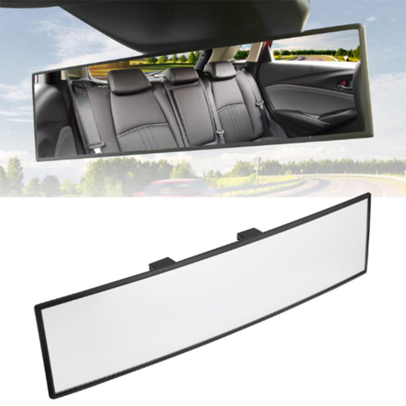 ChubbyDrive PanoramaSafe - 11.8" HD Convex Mirror - Eliminates 95% Blind Spots for Car/SUV/Truck