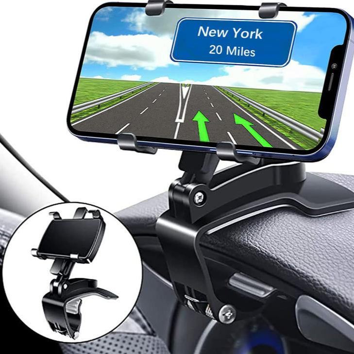ChubbyDrive Pivot - 360° One-Hand Operation Car Mount With Shock Absorption