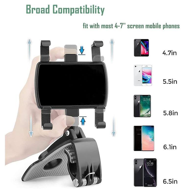 ChubbyDrive Pivot - 360° One-Hand Operation Car Mount With Shock Absorption