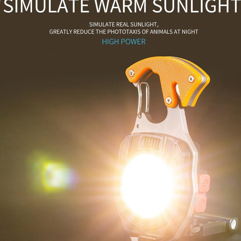 ChubbyGear MultiAlert - 6-in-1 Survival Light - Magnetic USB Light/Bottle Opener/Whistle for Outdoor Emergency