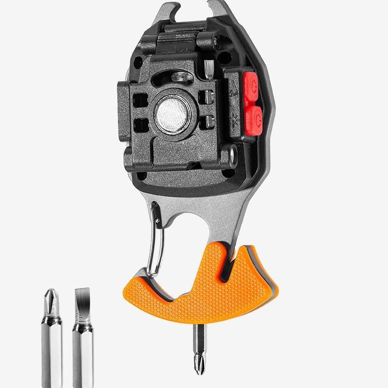 ChubbyGear MultiAlert - 6-in-1 Survival Light - Magnetic USB Light/Bottle Opener/Whistle for Outdoor Emergency