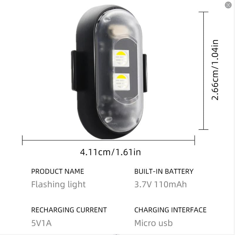 ChubbyGlow Skylink - Wireless Remote Control LED Aircraft Strobe Light