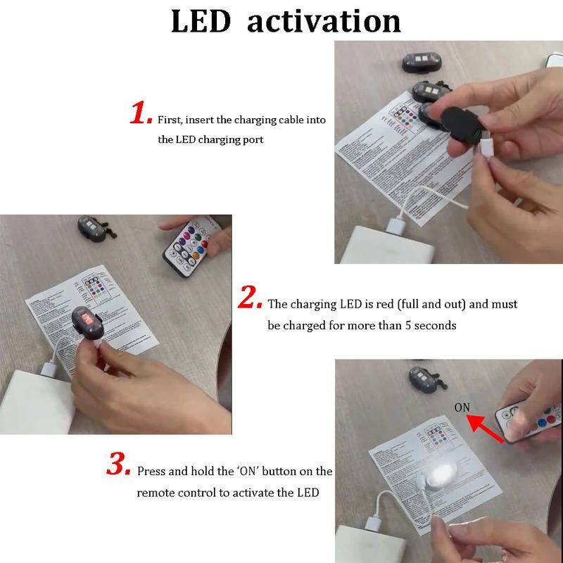 ChubbyGlow Skylink - Wireless Remote Control LED Aircraft Strobe Light