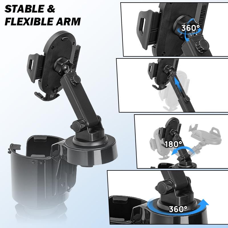 ChubbyGrip 2-in-1 Cup & Phone Holder – Flex & Stick for Epic Rides