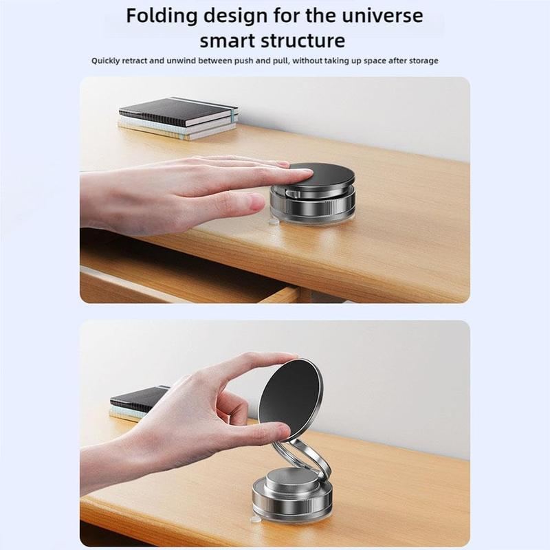 ChubbyGrip Loop - 360° Adjustable Vacuum Magnetic Phone Holder for Car,Makeup/Gym/Mirror