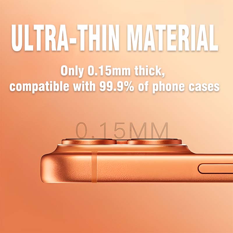ChubbyLens BaseShield - Ultra-Thin Matte Anti-Scratch Lens Base Protector for iPhone 17