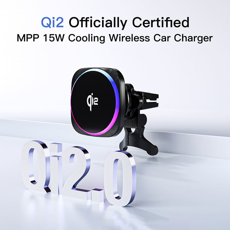 ChubbyMag - Qi2 15W MagSafe Car Mount Charger, Flex & Stick for Epic Rides