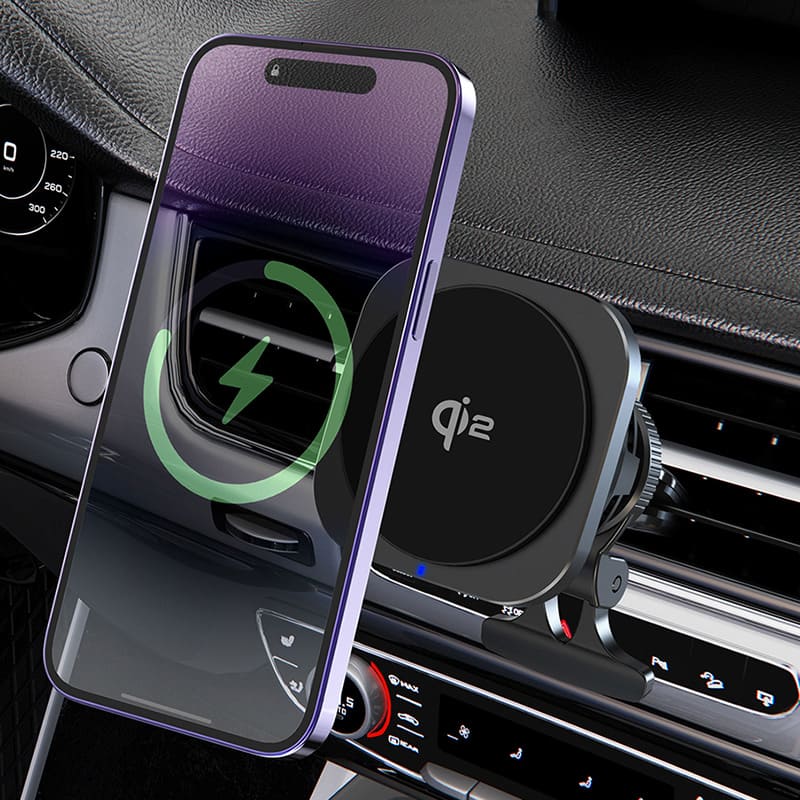 ChubbyMag - Qi2 15W MagSafe Car Mount Charger, Flex & Stick for Epic Rides