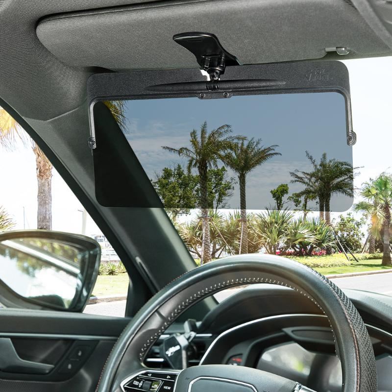 ChubbyShade SunShield Pro - Universal Polarized Visor Extension with UV400 Protection & Anti-Glare Tech