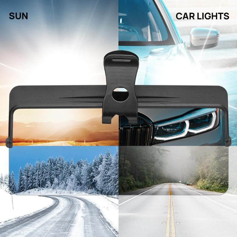 ChubbyShade SunShield Pro - Universal Polarized Visor Extension with UV400 Protection & Anti-Glare Tech