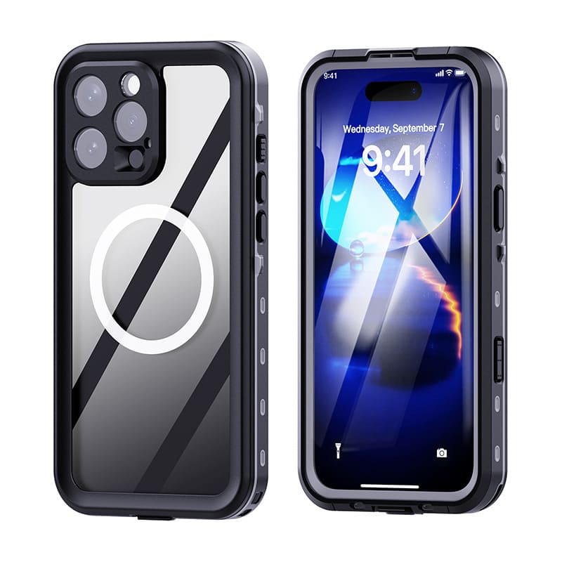ChubbyShield AquaMag - Waterproof Magnetic Case for iPhone, Full-Body Protective & Dustproof Cover