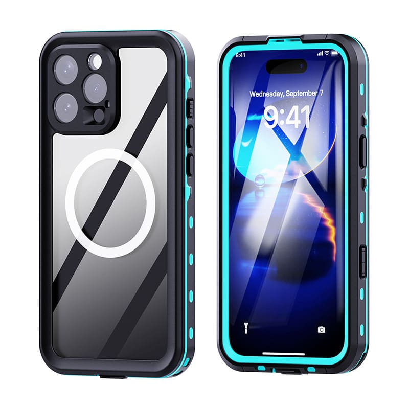 ChubbyShield AquaMag - Waterproof Magnetic Case for iPhone, Full-Body Protective & Dustproof Cover
